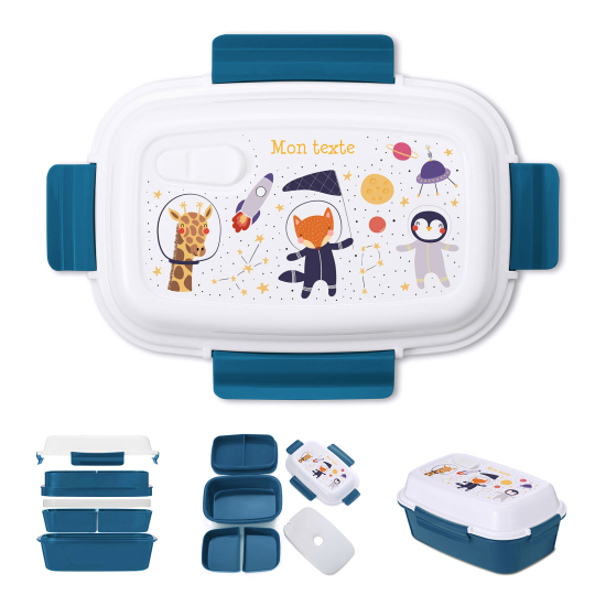 Lunch box - bento enfant isotherme personnalisée - Animaux