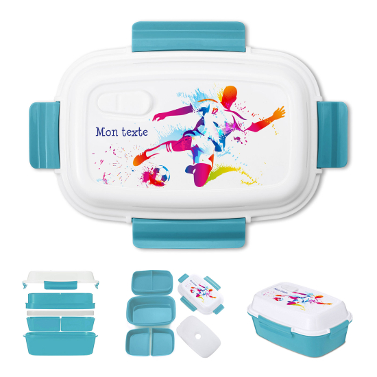 Lunch box - bento enfant isotherme personnalisée - Football