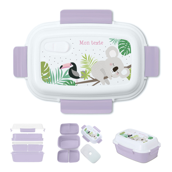 Lunch box - bento enfant isotherme personnalisée - Koala