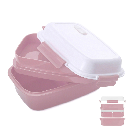 Lunch box bento isotherme vieux rose
