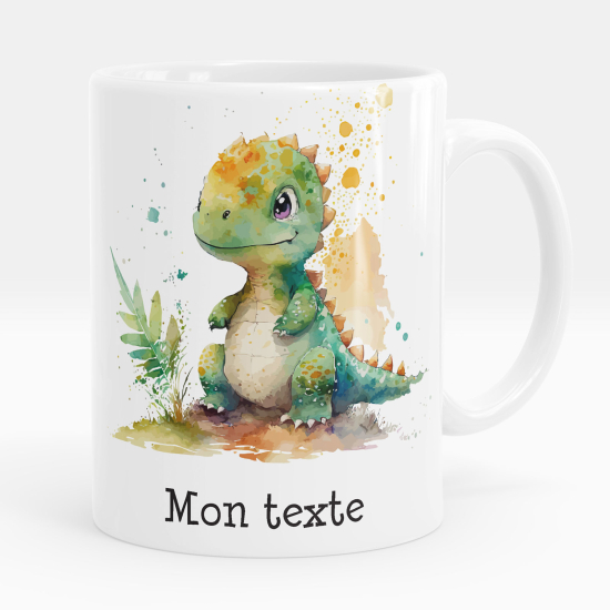 Mug - Tasse personnalisée - Bébe dinosaure
