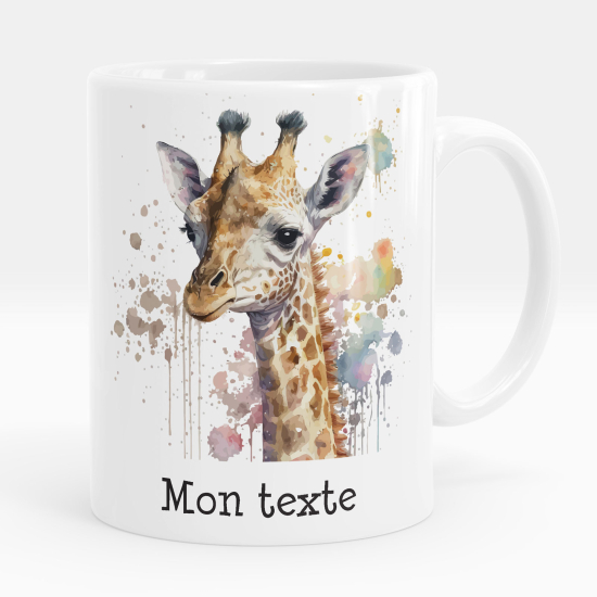 Mug - Tasse personnalisée - Girafe