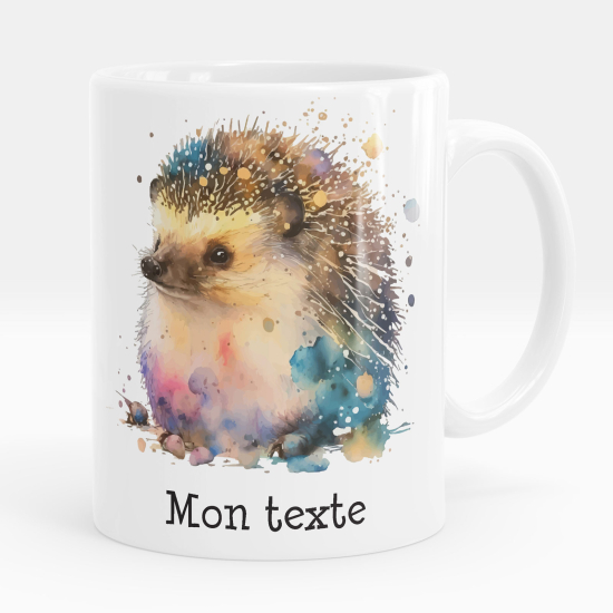 Mug - Tasse personnalisée - Hérisson
