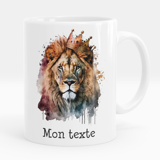 Mug - Tasse personnalisée - Lion roi