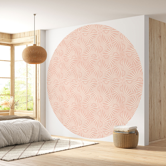 Papier peint rond / cercle - Motif Design- 412