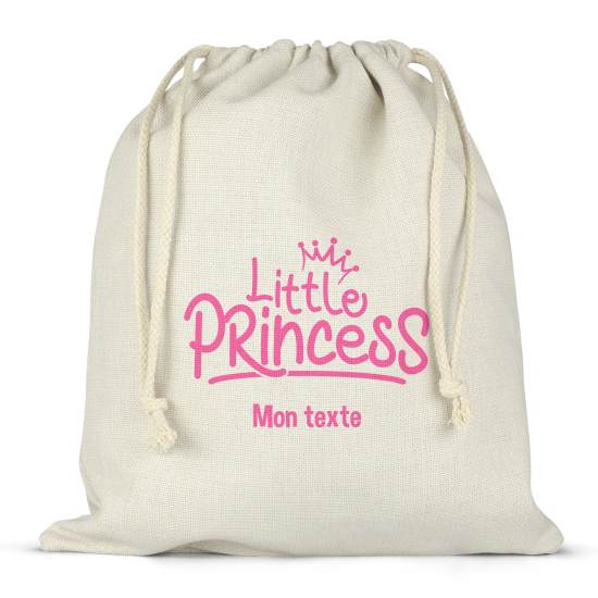 Sac à ficelles personnalisé - Little princess