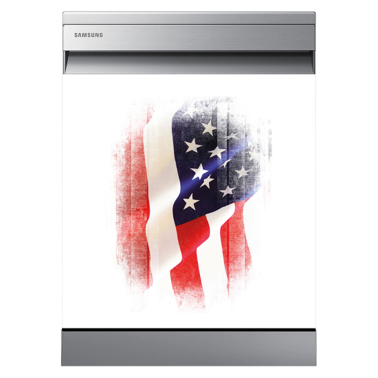 Stickers Lave vaisselle - Drapeau USA