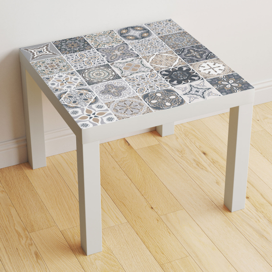 Stickers Table - Motif Carreaux de ciment
