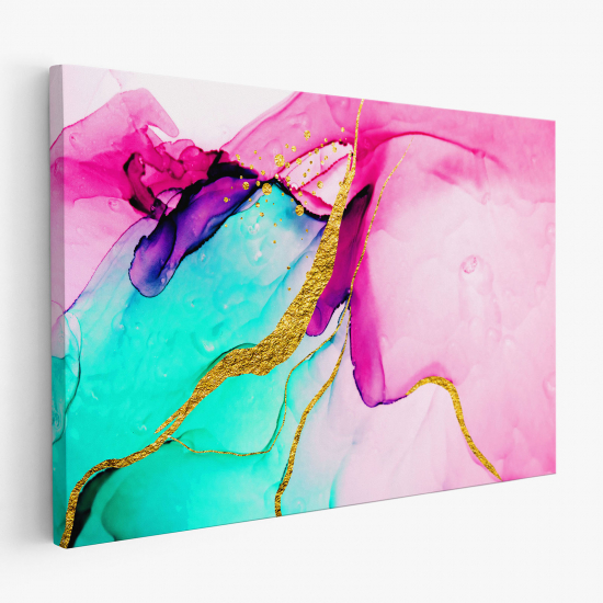 Tableau toile - Abstrait coloré