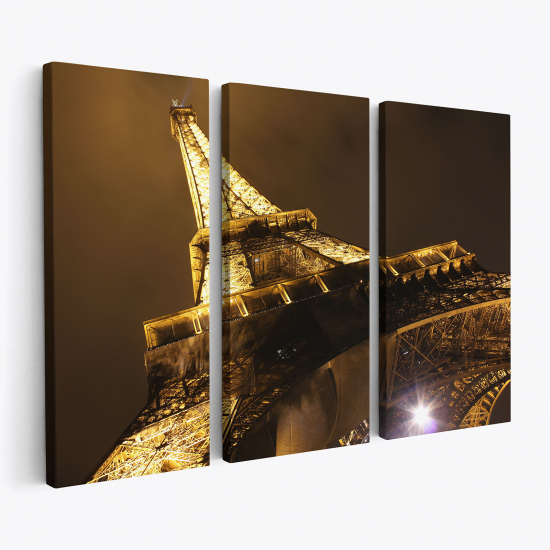 Tableau triptyque - Paris Tour Eiffel