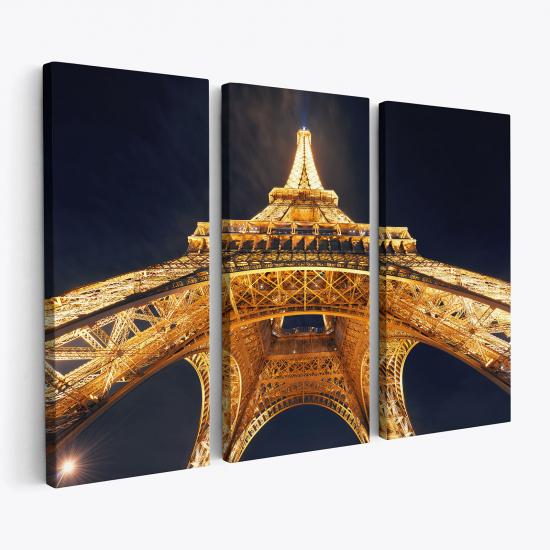 Tableau triptyque - Paris Tour Eiffel
