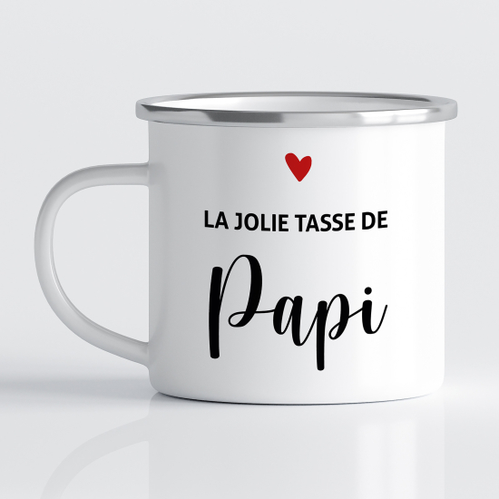 Tasse - Mug Émaillé - La jolie tasse de papi
