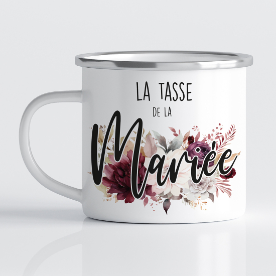 Tasse - Mug Émaillé - La Tasse de la Mariée