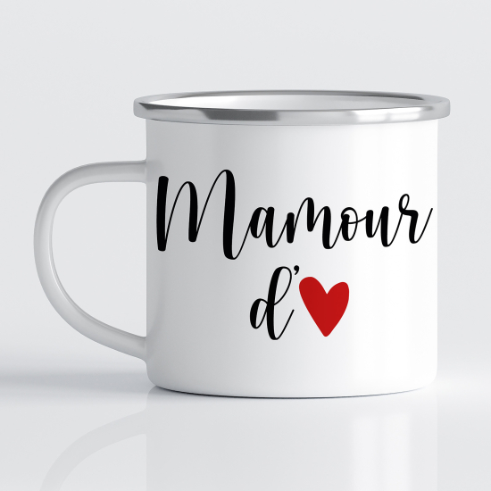 Tasse - Mug Émaillé - Mamour d'amour