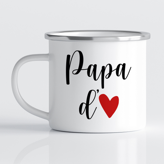 Tasse - Mug Émaillé - Papa d'amour