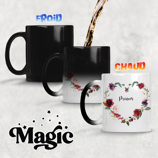 Tasse - Mug Magique - Fleurs