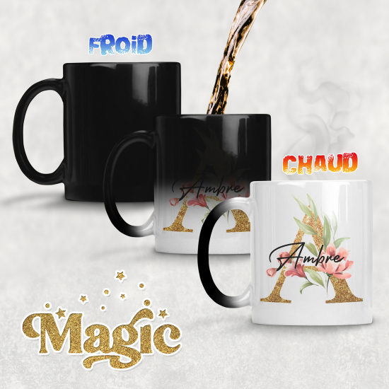 Tasse - Mug Magique Monogramme - Lettre A