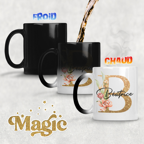 Tasse - Mug Magique Monogramme - Lettre B