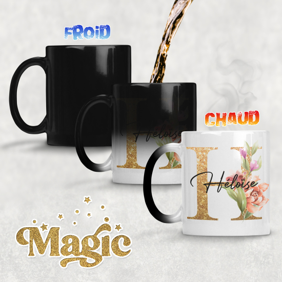 Tasse - Mug Magique Monogramme - Lettre H