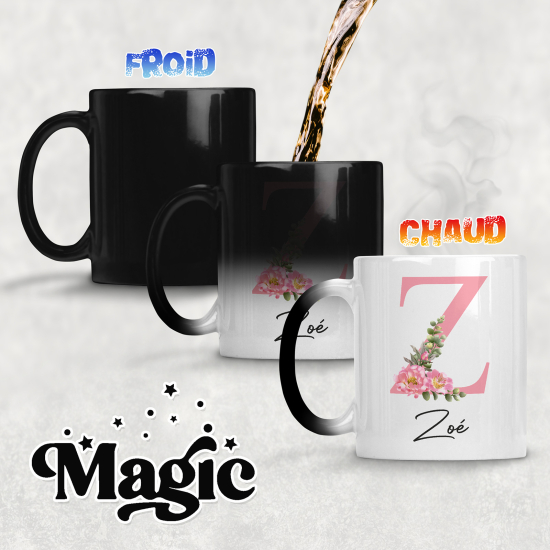 Tasse - Mug Magique Monogramme - Lettre Z