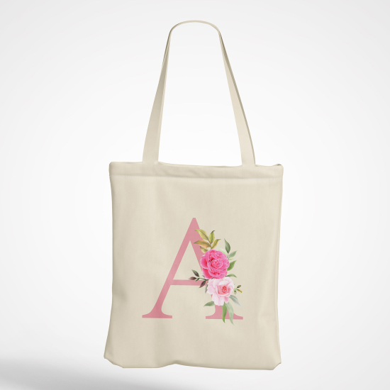 Tote Bag Monogramme - Lettre A