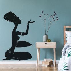 Sticker mural Afrique 160x60cm - Autocollant déco pour chambre