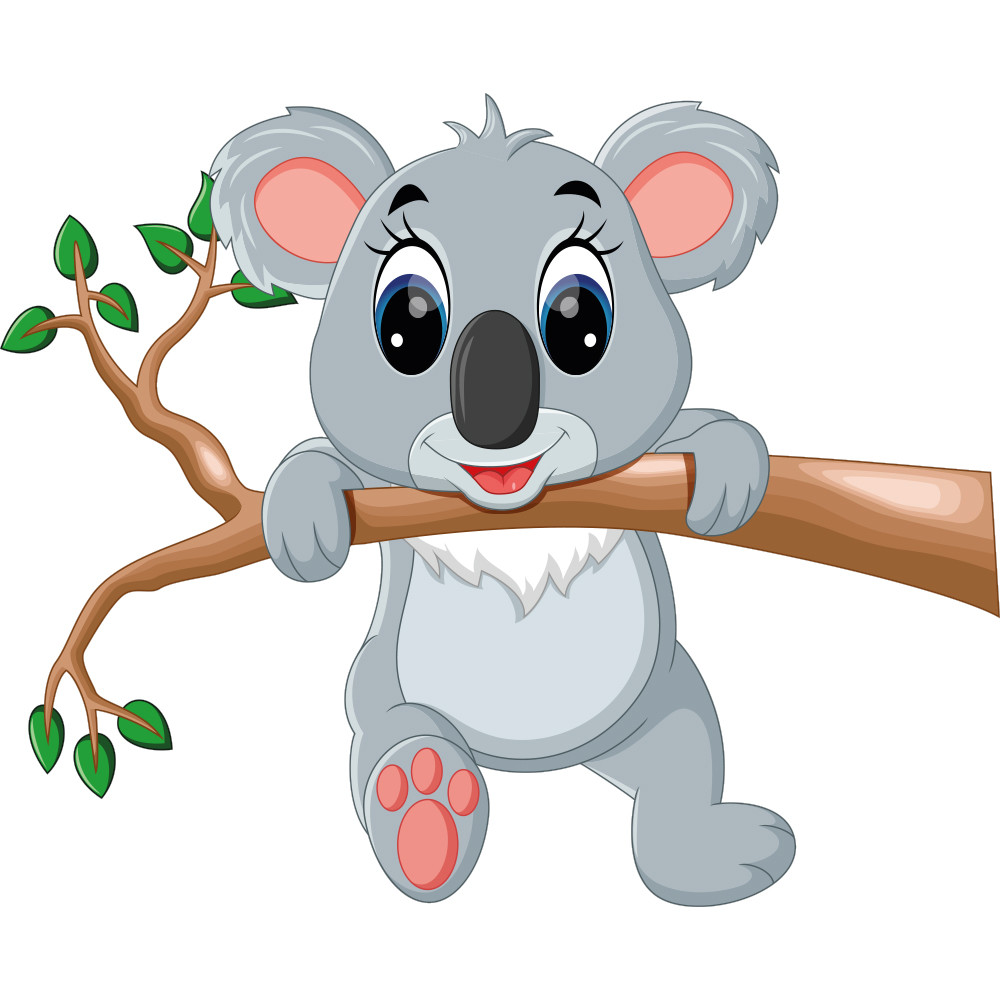 Koala sur branche en papier 3D - 39,00€