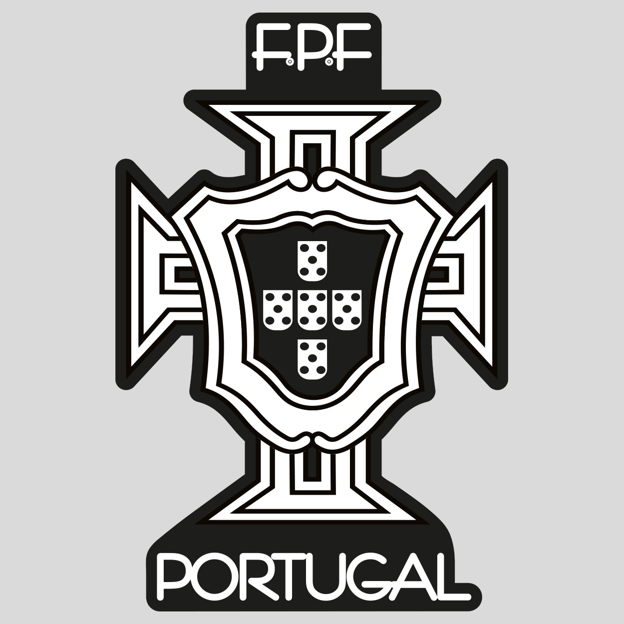 Sticker et autocollant Logo Portugal FPF